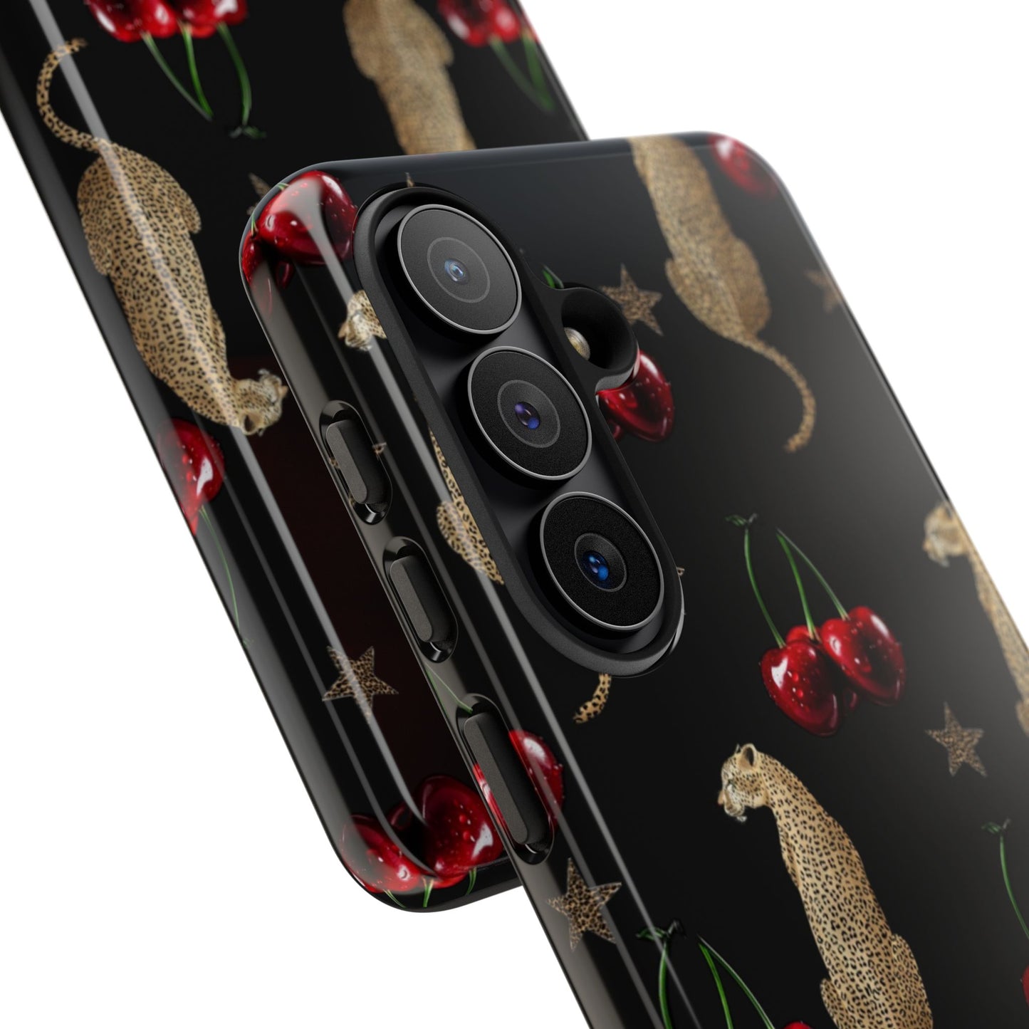 Leopard & Cherry Tough Case