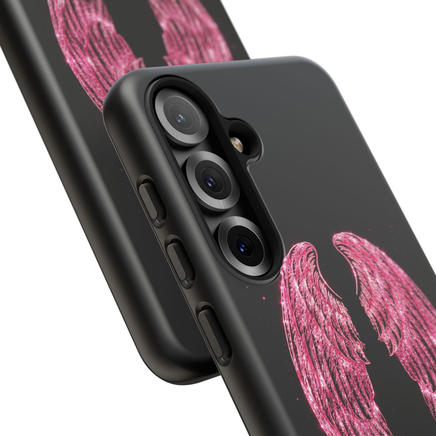 Pink Glitter Angel Tough Case