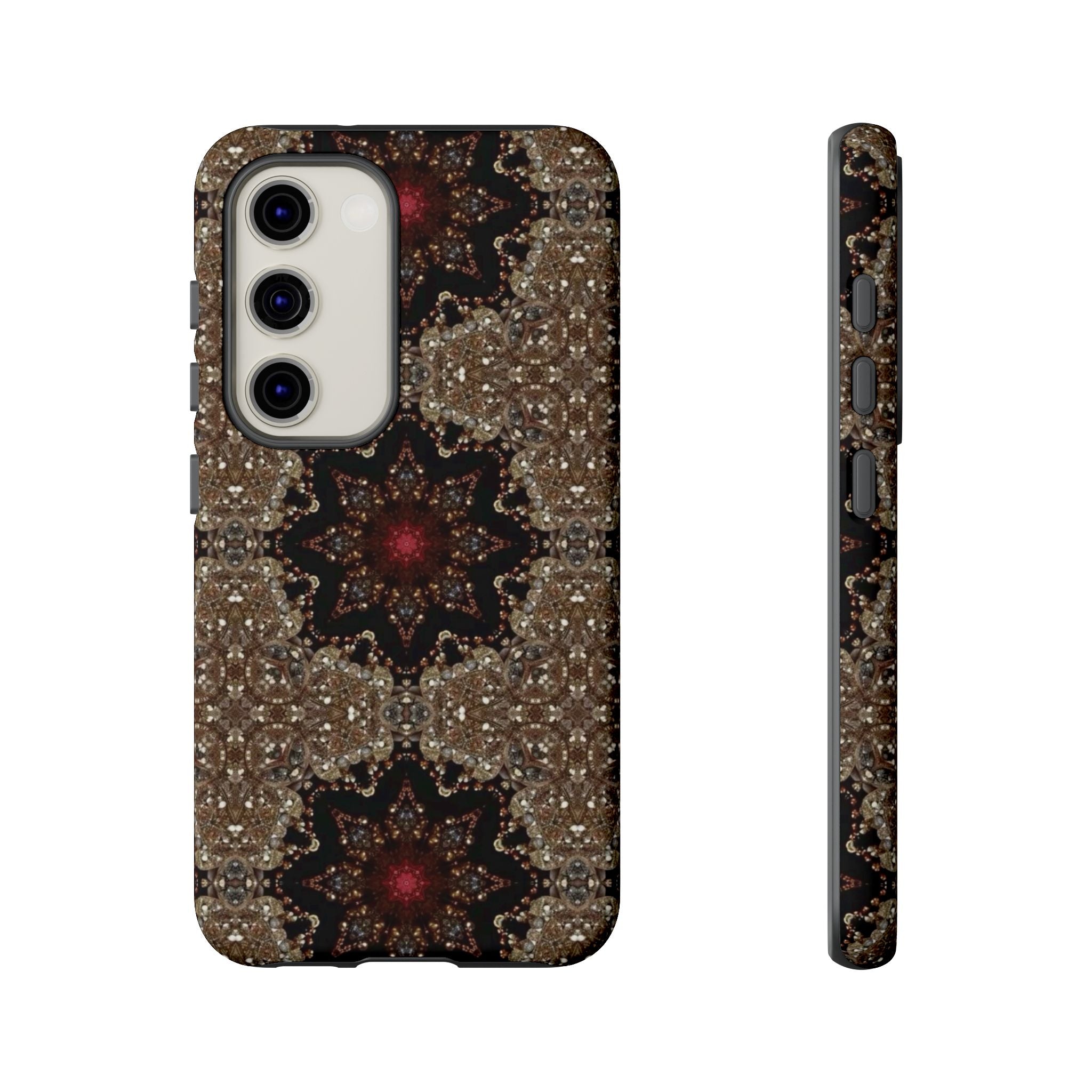 Brown Mandala Tough Protective Case