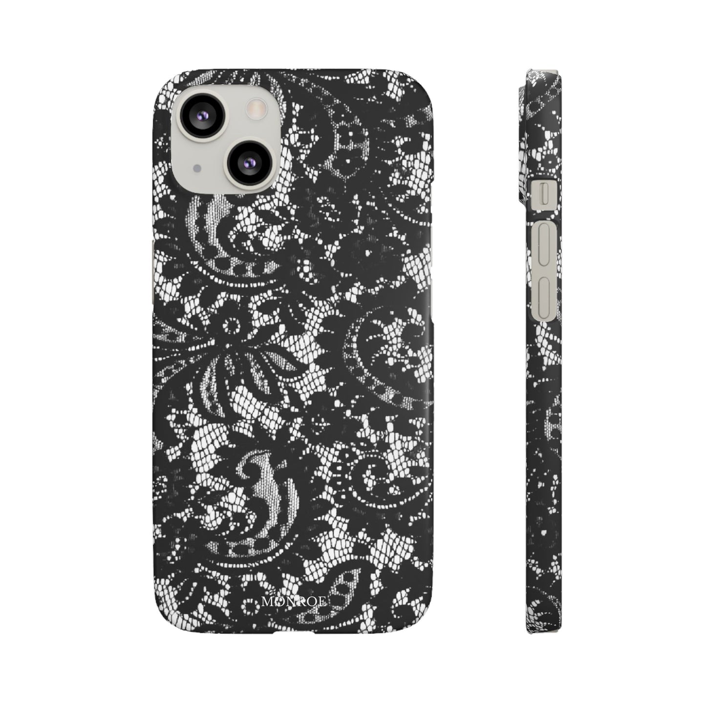 Black Lace Elegant Pattern Case