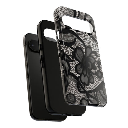 Black Floral Vintage Case