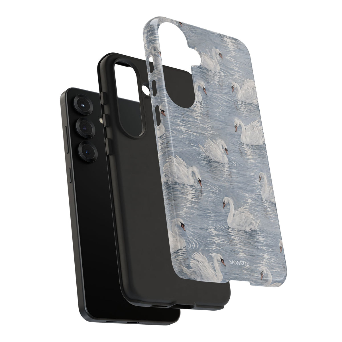 Swan Pattern Tough Case