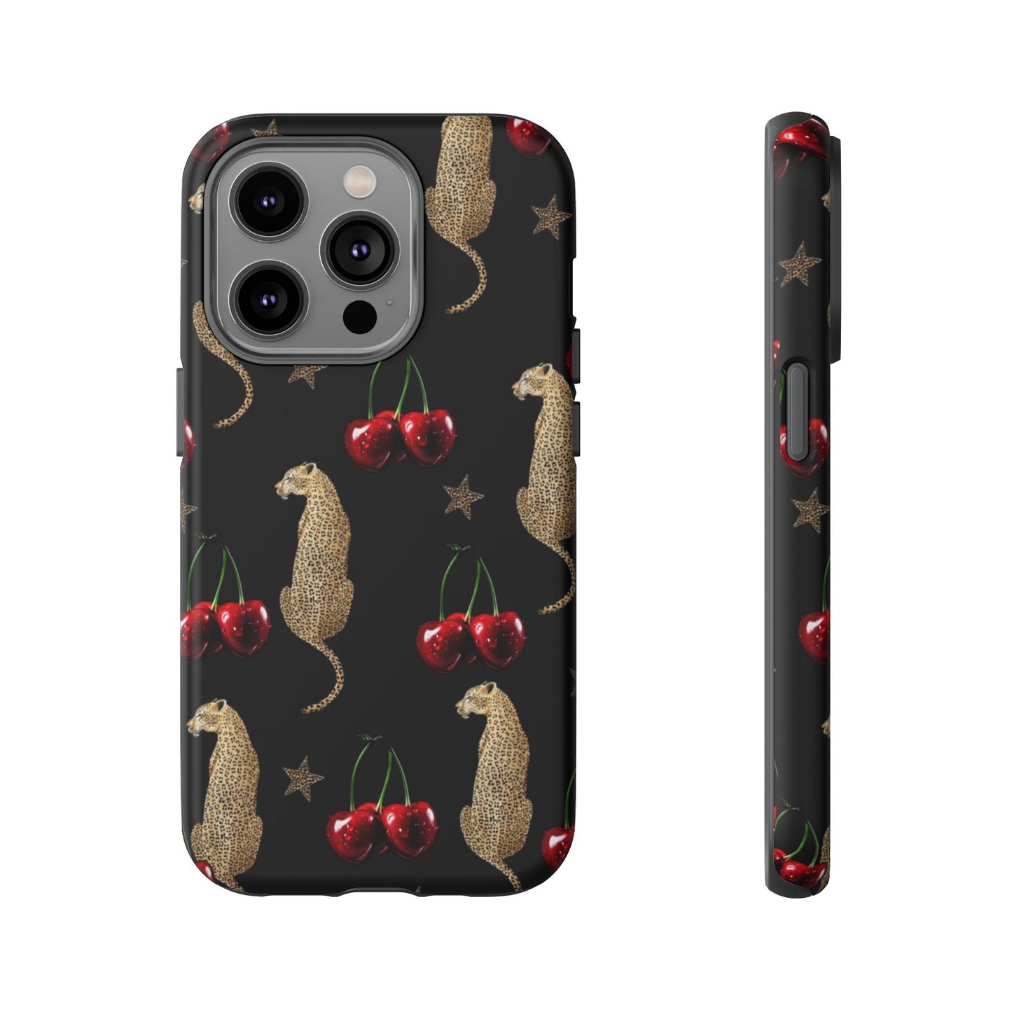 Leopard & Cherry Tough Case