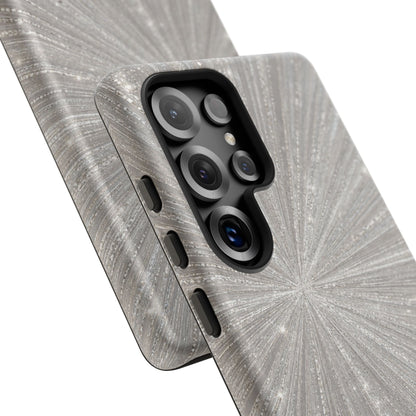 Sparkling Silver Burst Tough Case