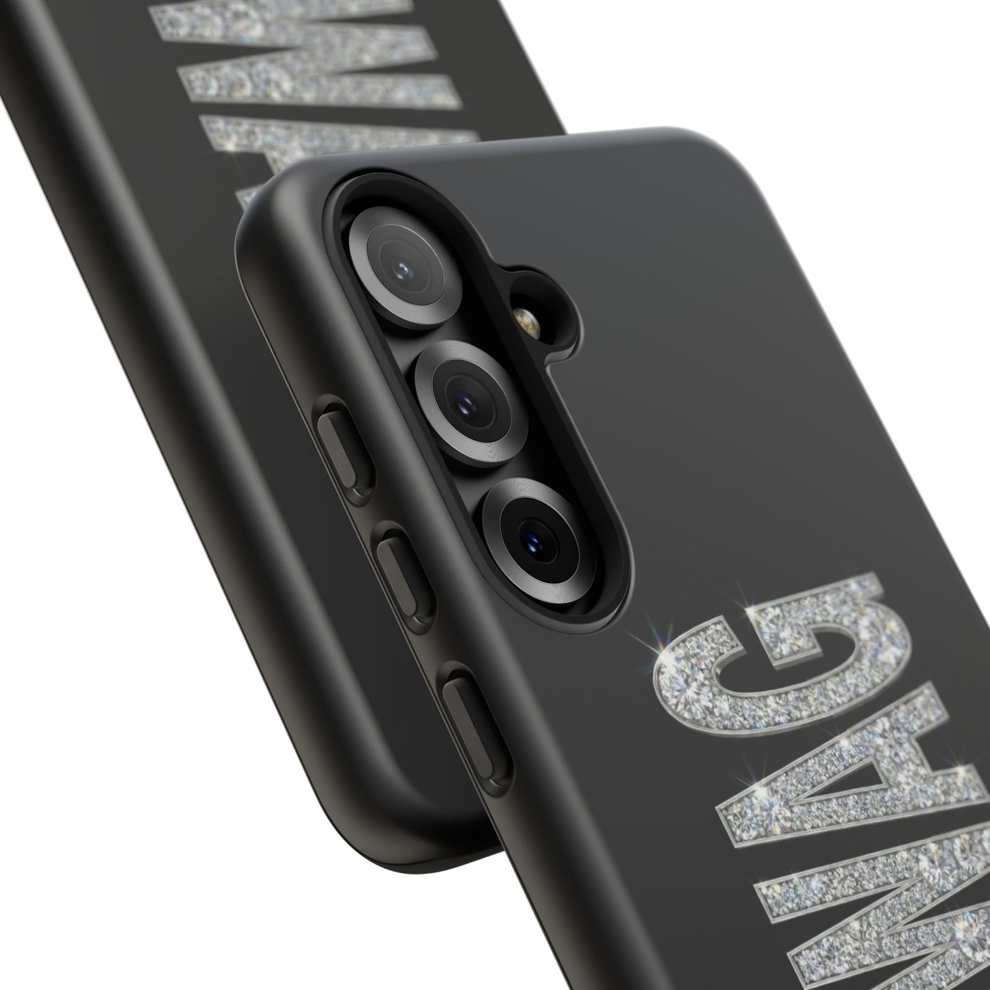 “#SWAG” Black Bling Tough Case