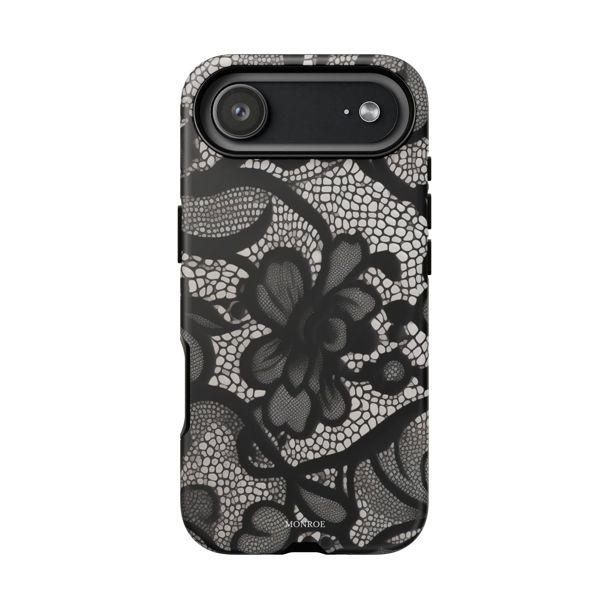 Black Vintage Lace Tough Case