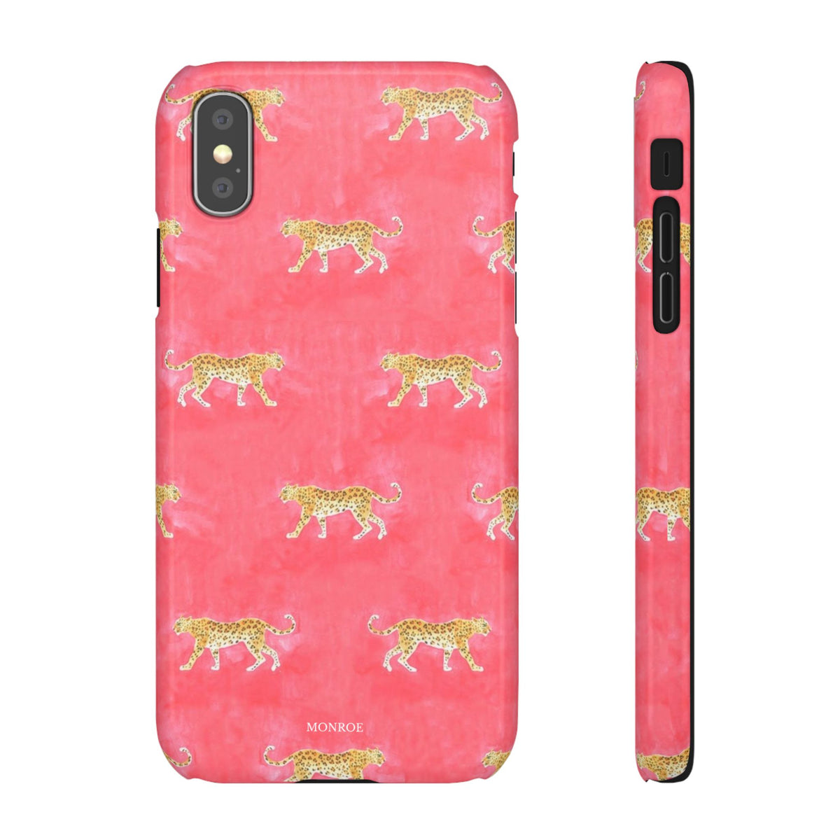 Pink Watercolor Leopard Case