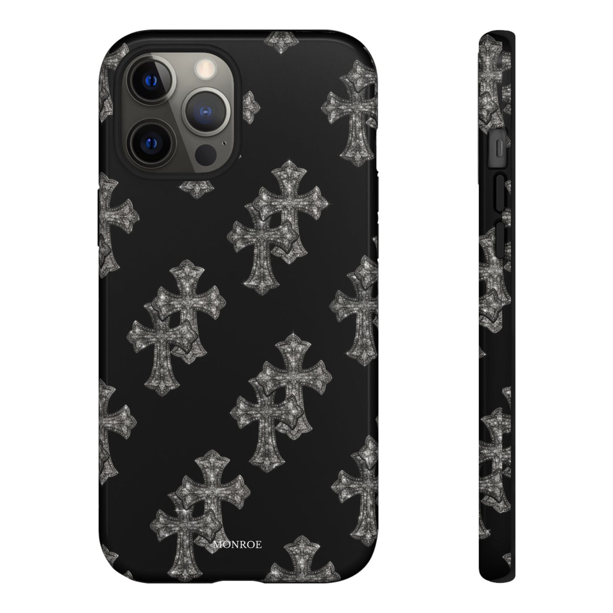 Black Crystal Cross Tough Case