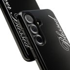"Forever Blessed" Black Phone Cover