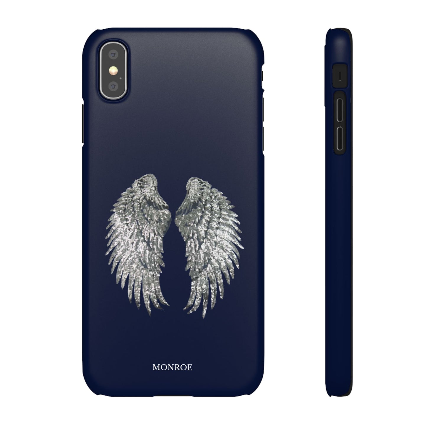 Navy Angel Wings Case