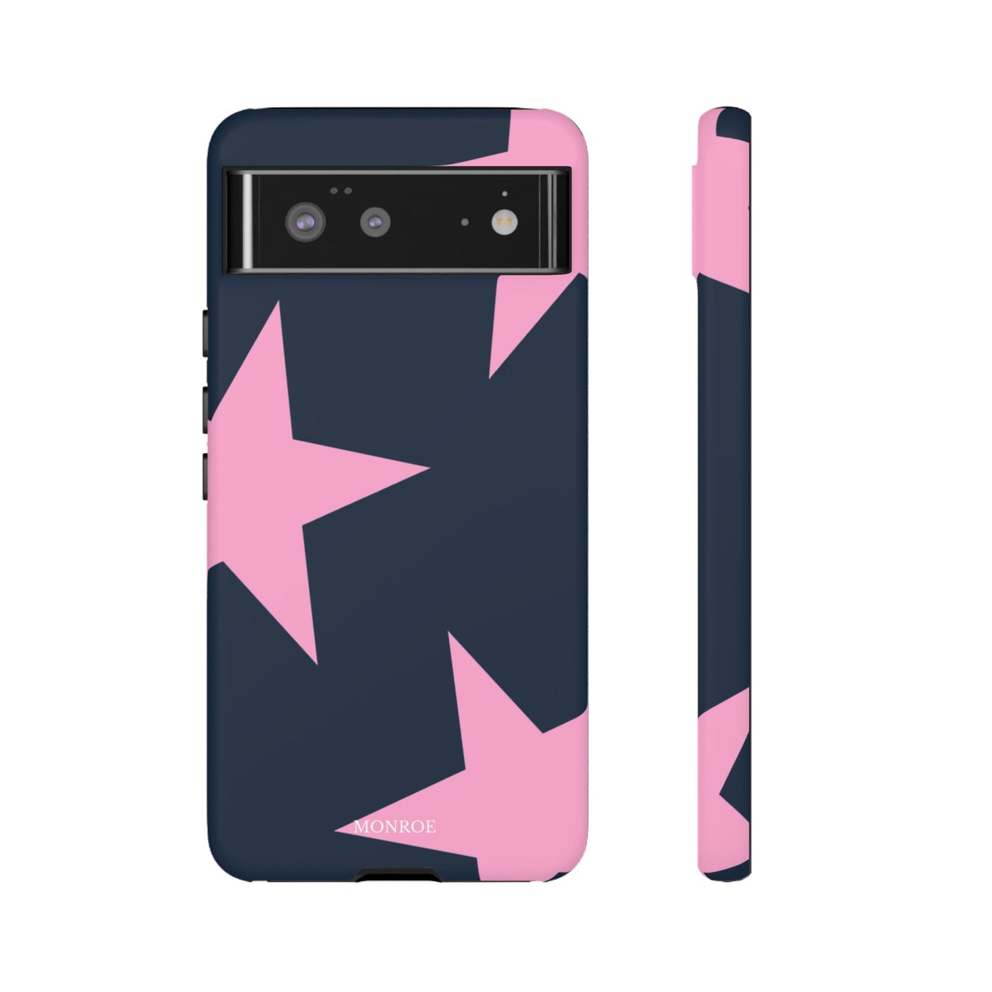 Navy & Pink Star Tough Cover