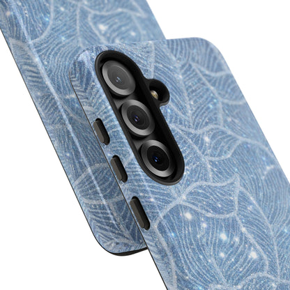Glacier Blue Floral Tough Case