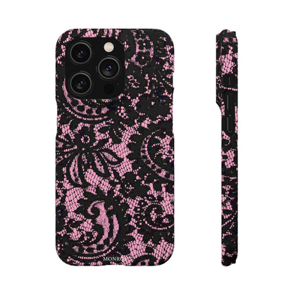 Pink Lace Pattern Case