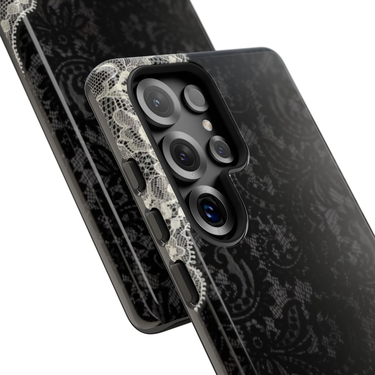 Black & White Edged Tough Case