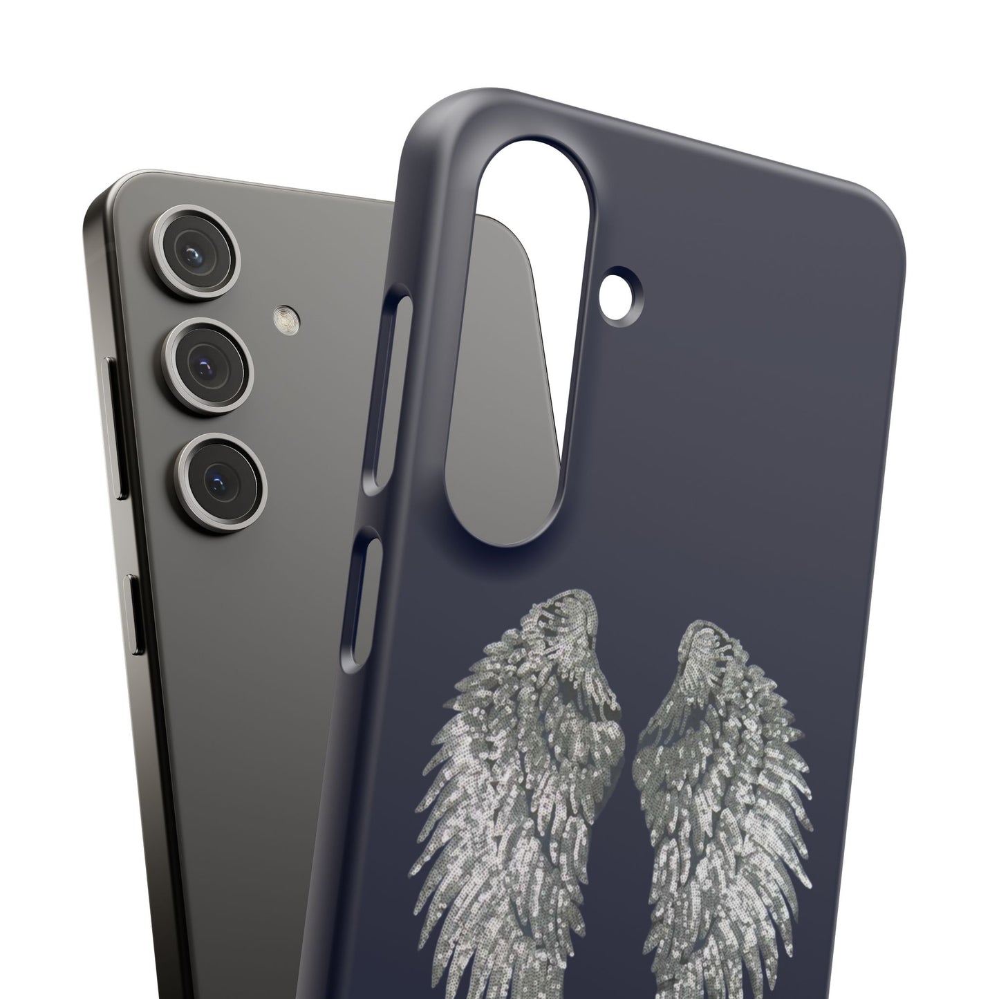 Navy Angel Wings Case