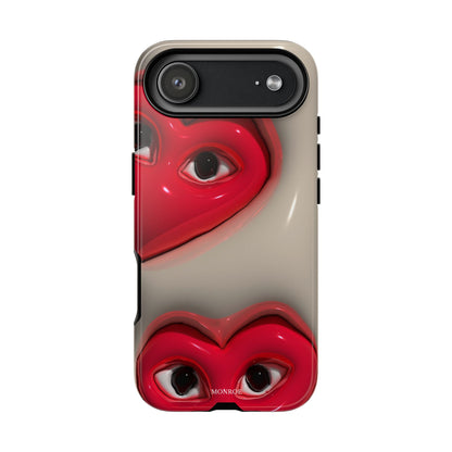 Red Heart Eyes Tough Case