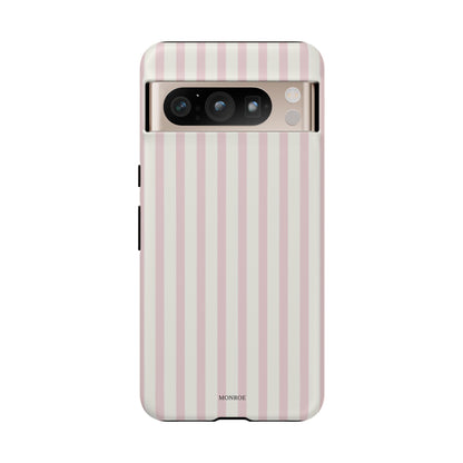 Light Pink Stripe Tough Phone Case