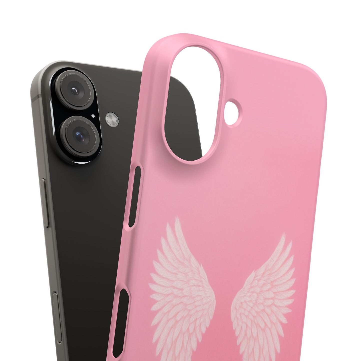 Pink Angel Wings Case