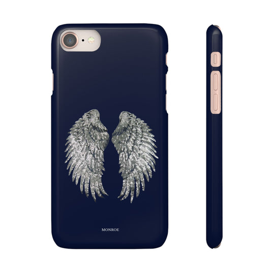 Navy Angel Wings Case