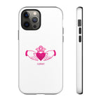 Pink Irish Claddagh Symbol Tough Phone Case