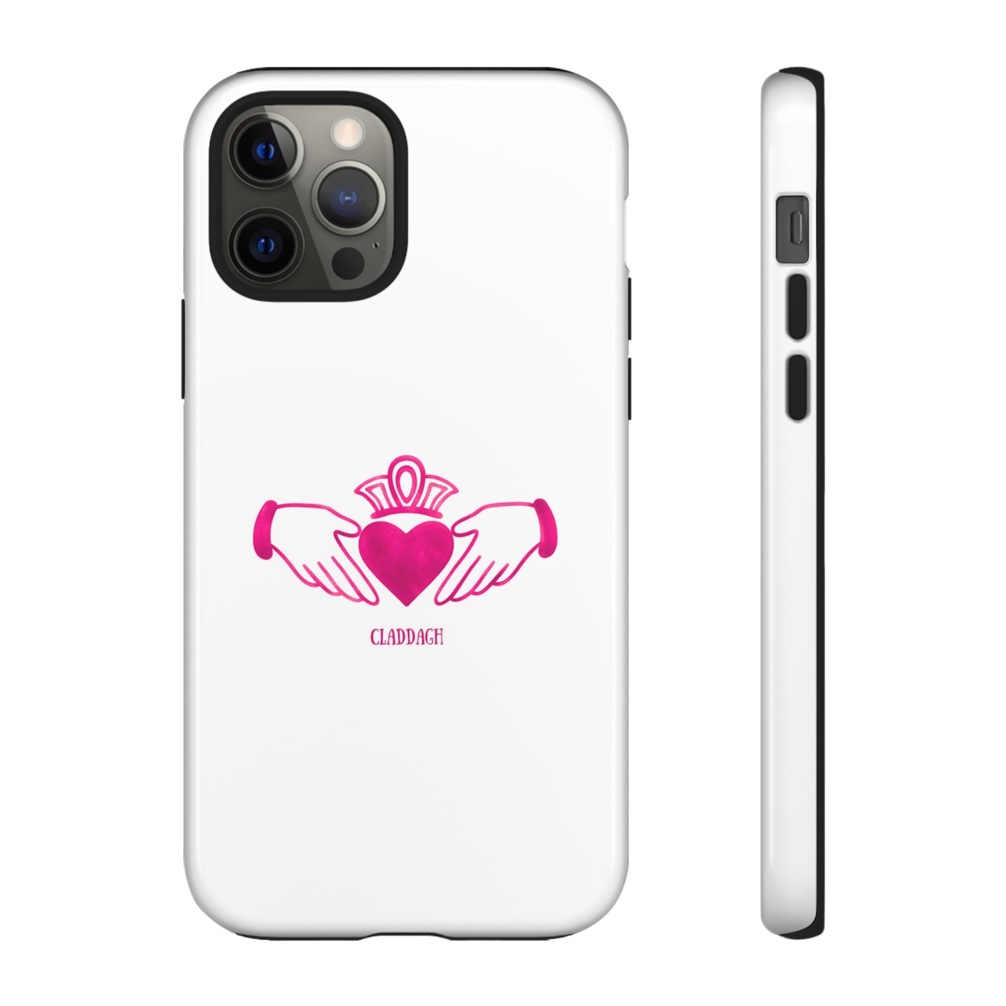 Pink Irish Claddagh Symbol Tough Phone Case