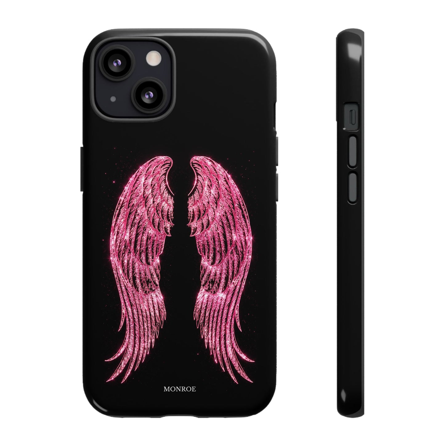 Pink Glitter Angel Tough Case