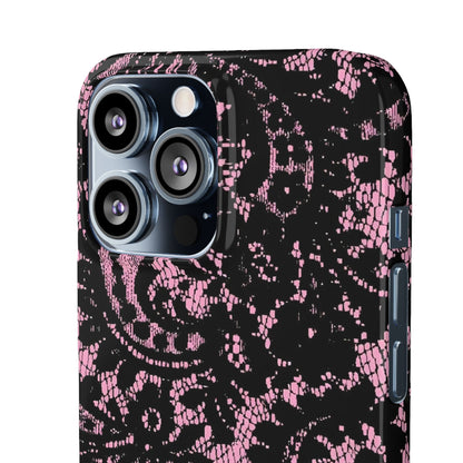 Pink Lace Pattern Case