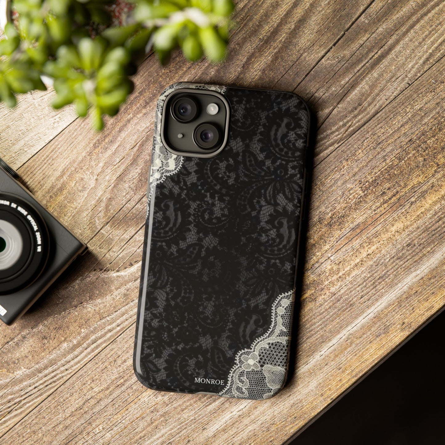 Black & White Edged Tough Case