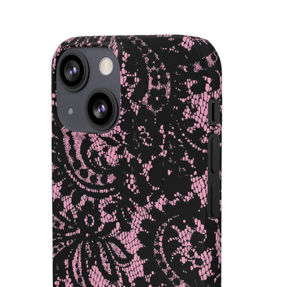 Pink Lace Pattern Case