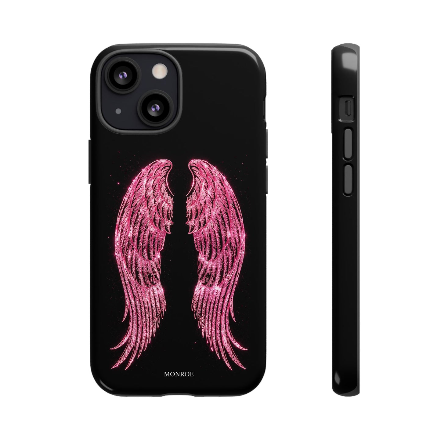 Pink Glitter Angel Tough Case