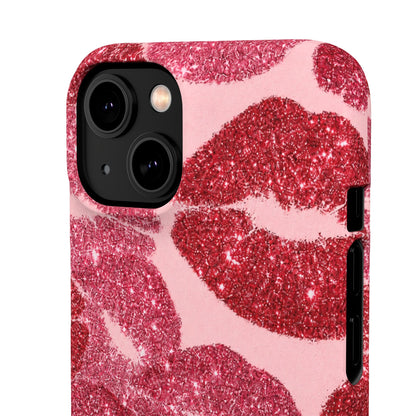 Pink Glitter Kiss Case
