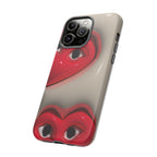 3D Hearts Phone Case