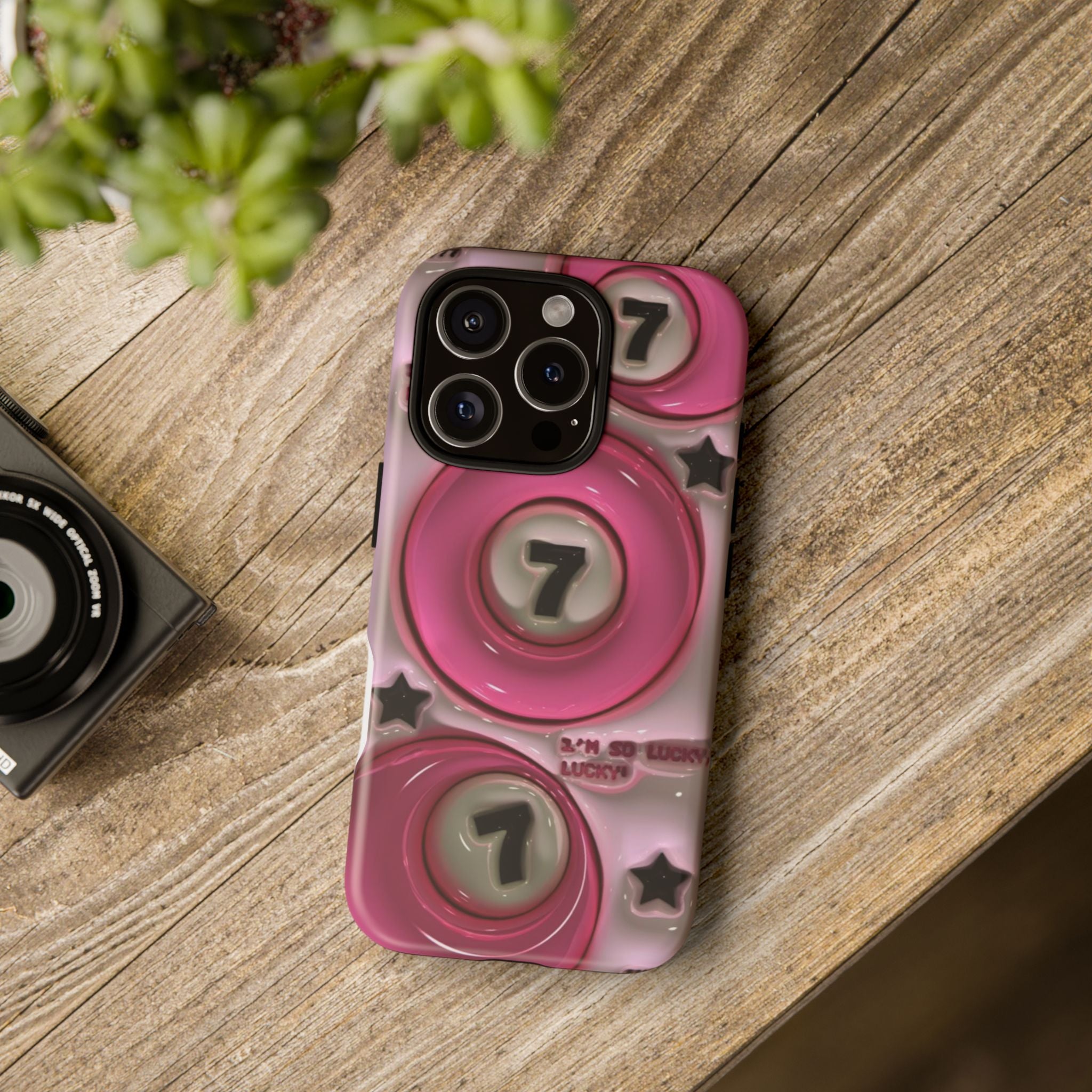 Pink 8 Ball Phone Case