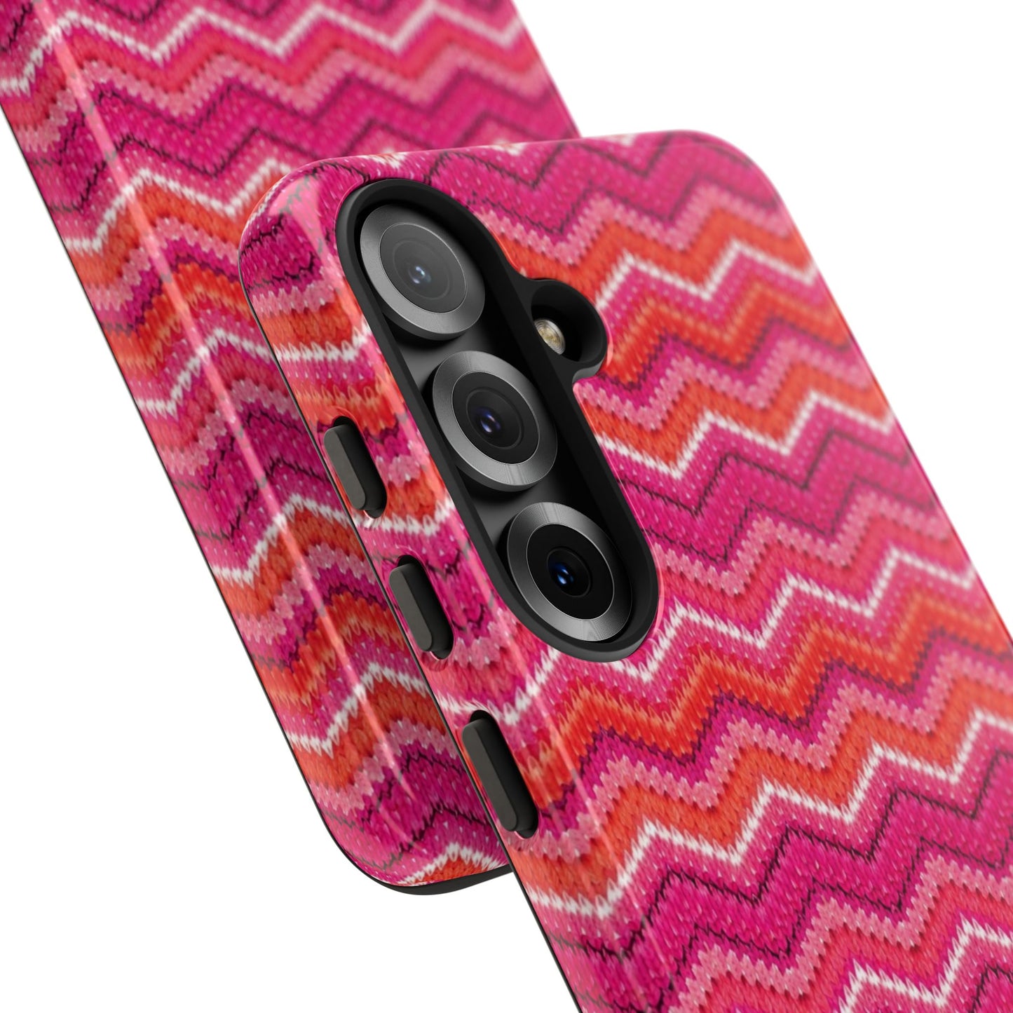 Pink Zigzag Tough Case