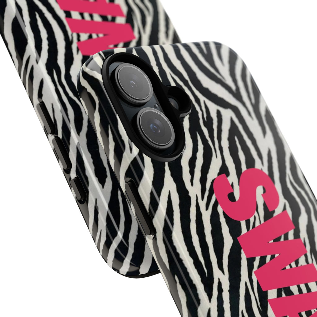 'SWAG' Zebra Print Tough Case