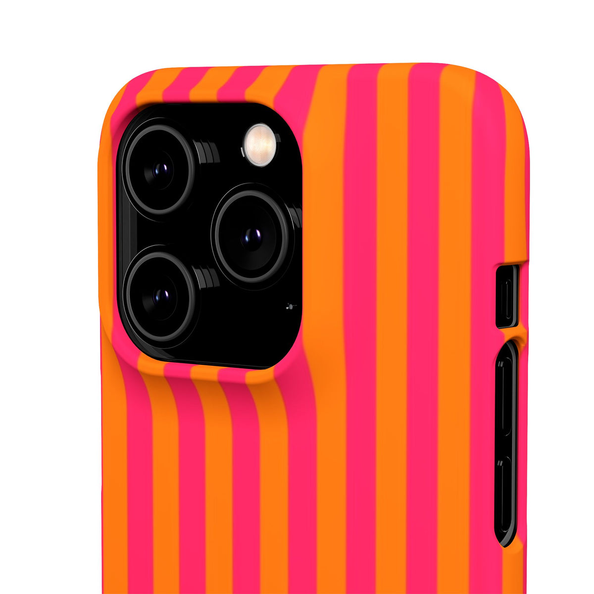 Striped Orange & Pink Case