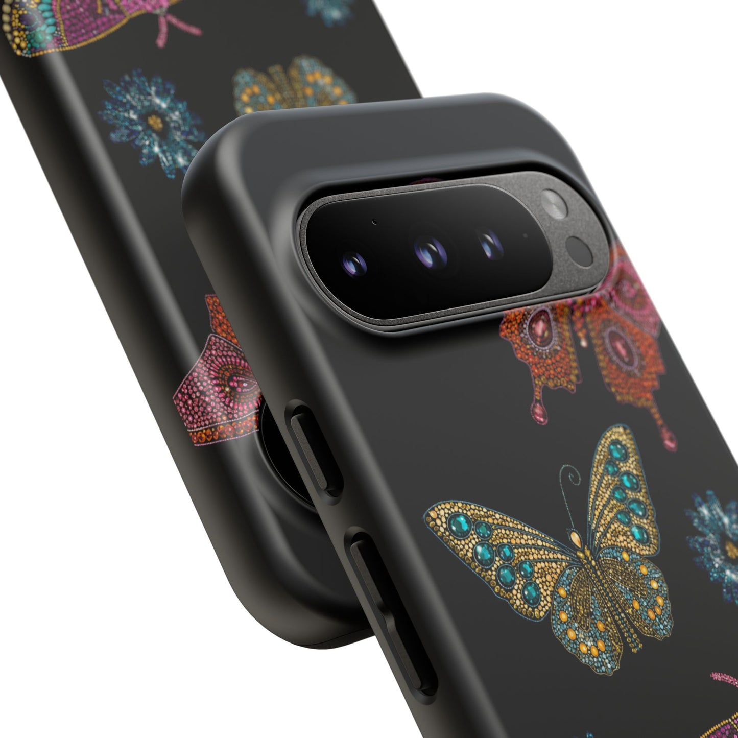 Butterfly Beaded Tough Case