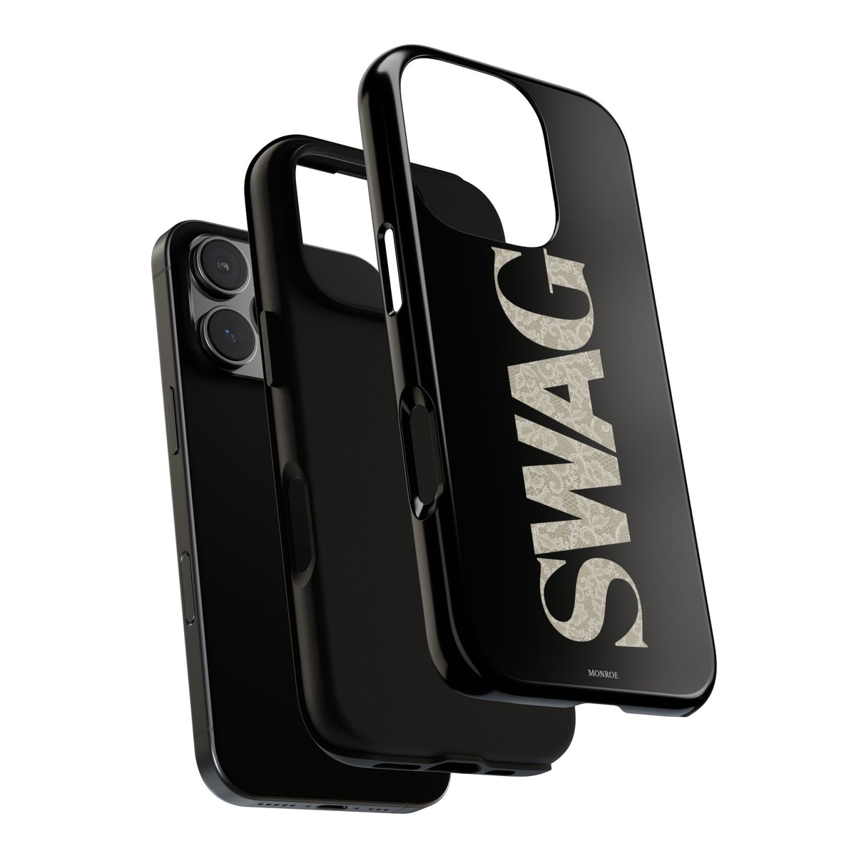 Lace Swag Black Tough Case