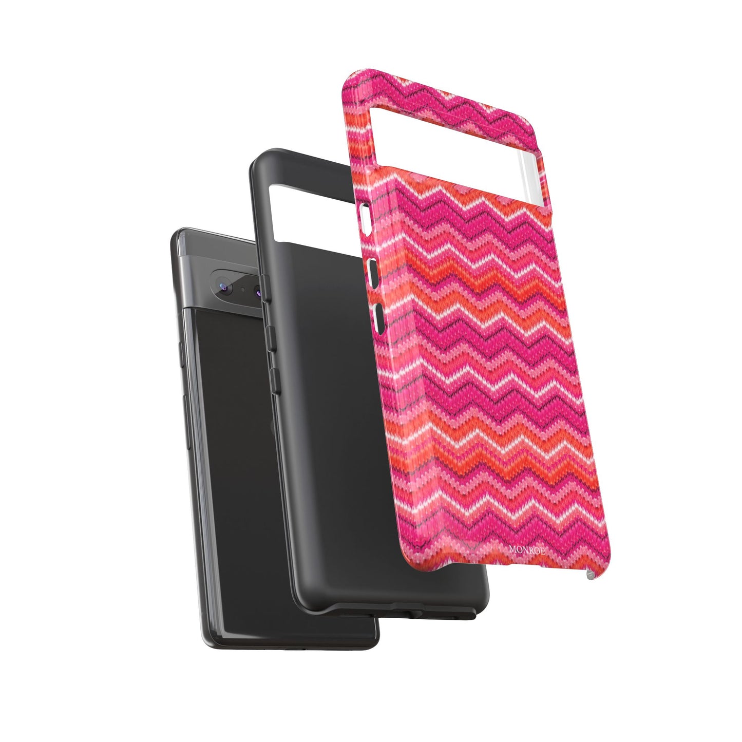 Pink Zigzag Tough Case