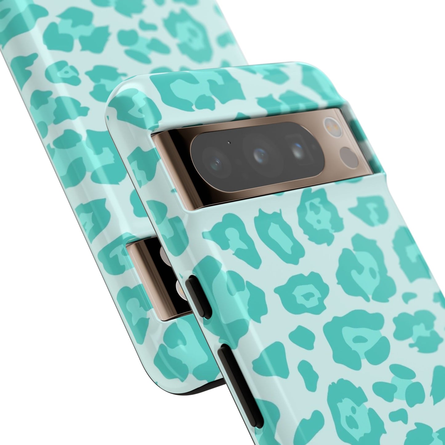 Teal Leopard Tough Case