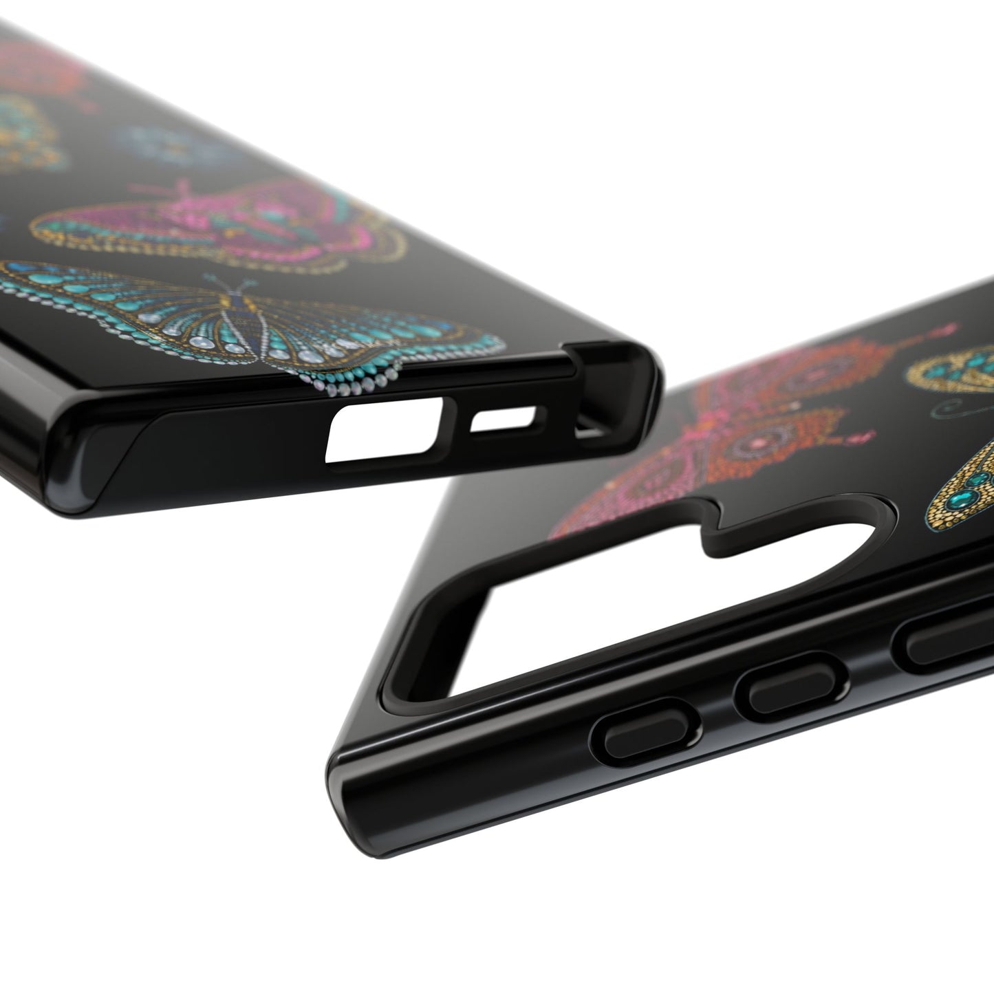 Butterfly Beaded Tough Case