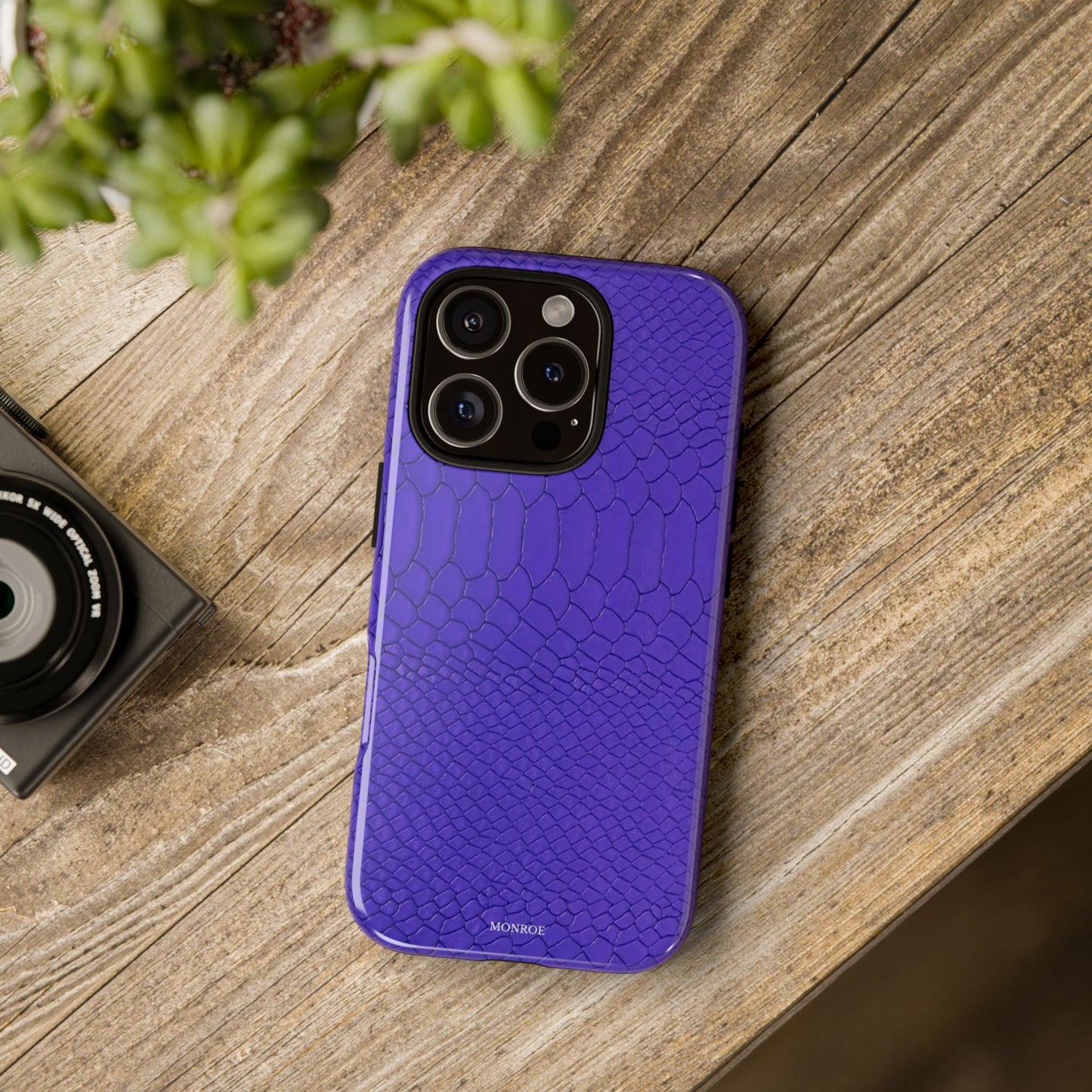 Dark Purple Snake Tough Case