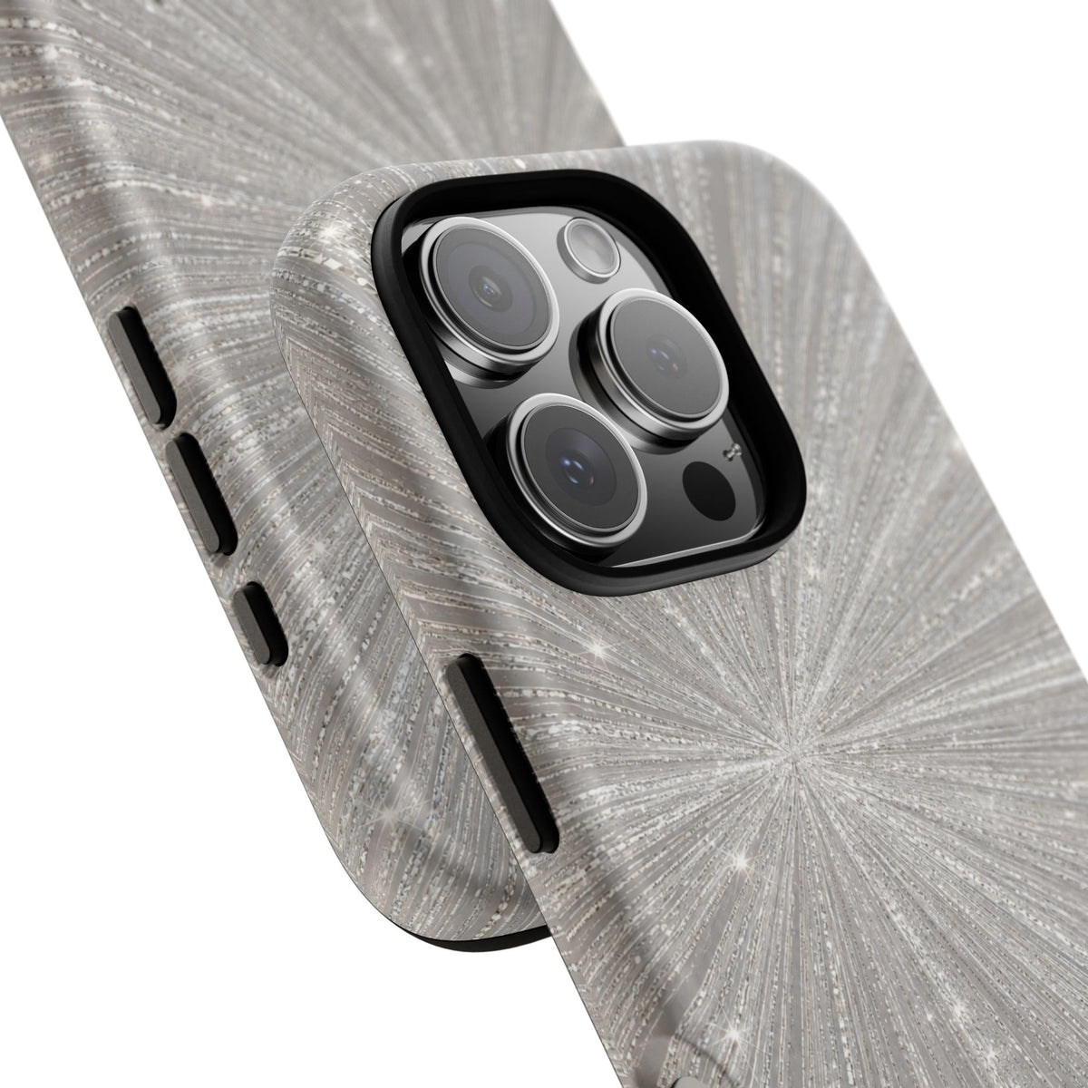 Sparkling Silver Burst Tough Case