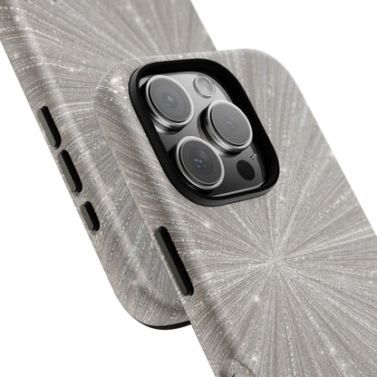 Sparkling Silver Burst Tough Case