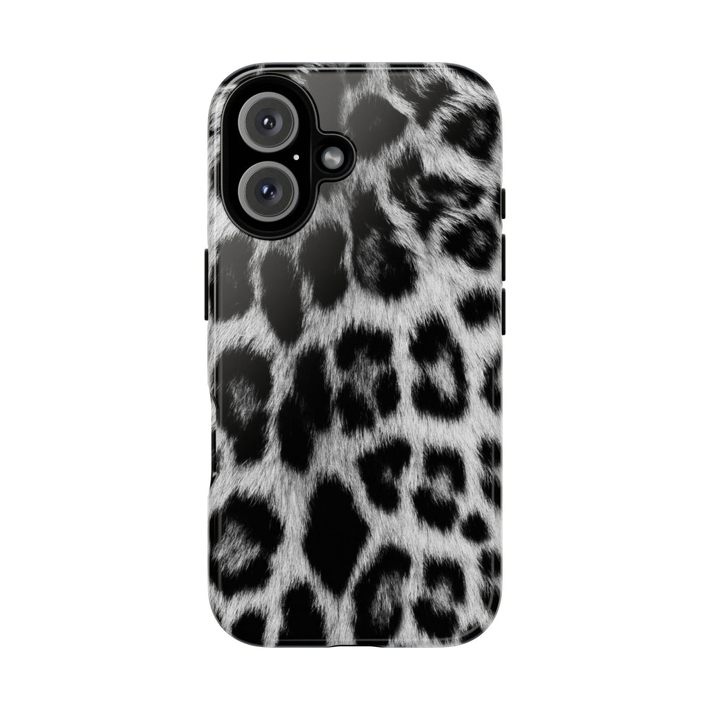 B&W Leopard Phone Case