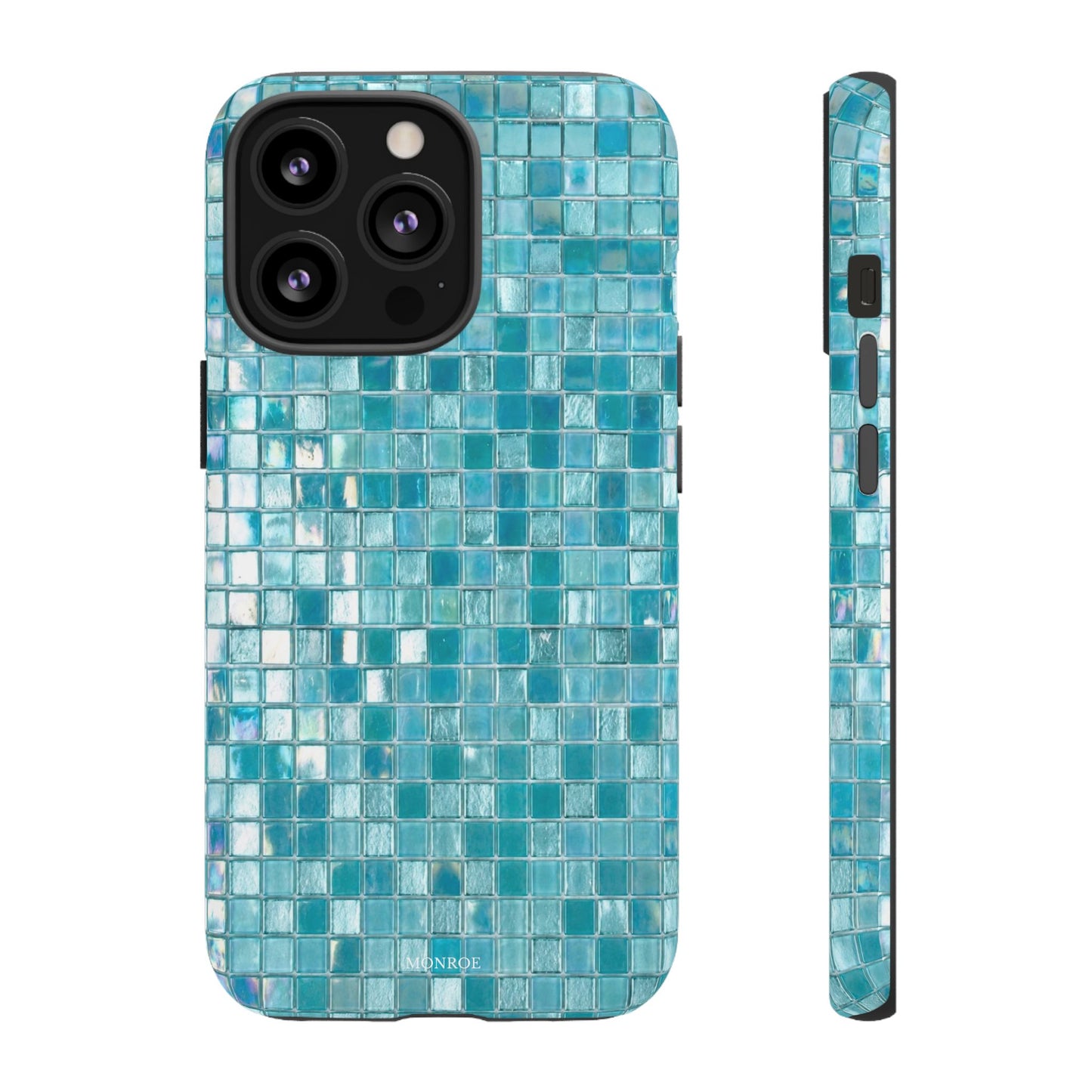 Hot Blue Mosaic Tile Tough Case