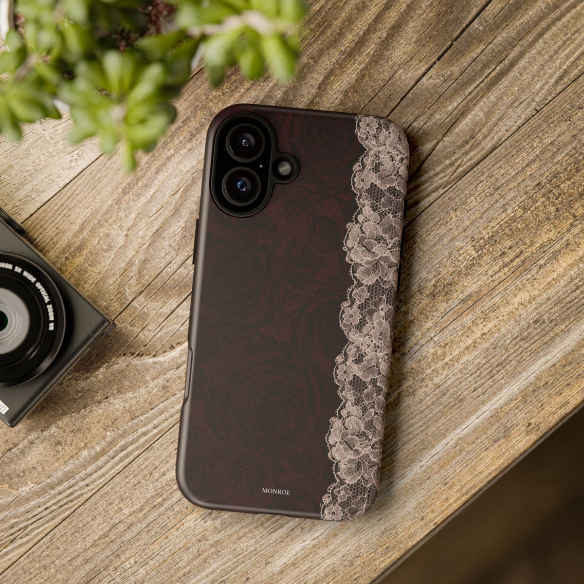 Burgundy Rose Tough Case