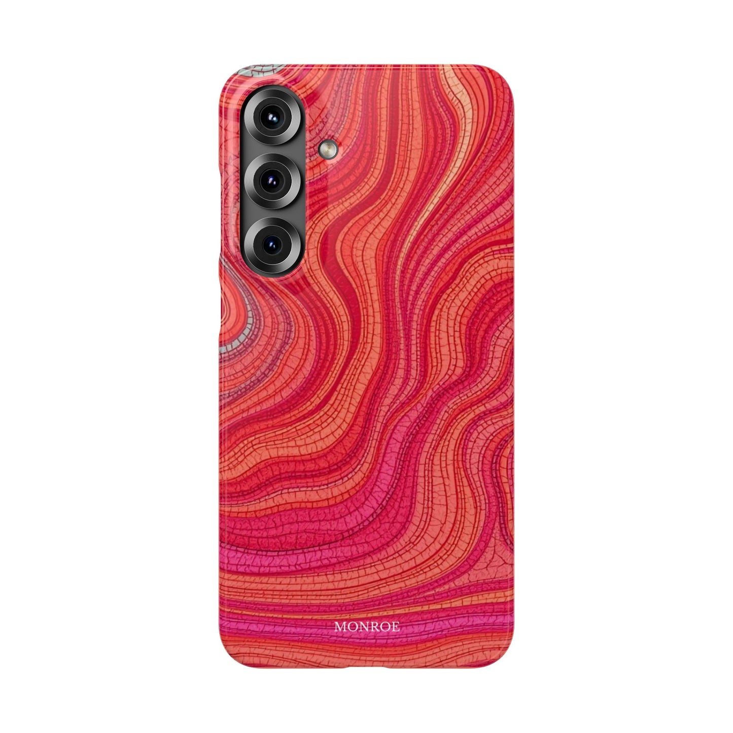 Retro Wavy Red Case