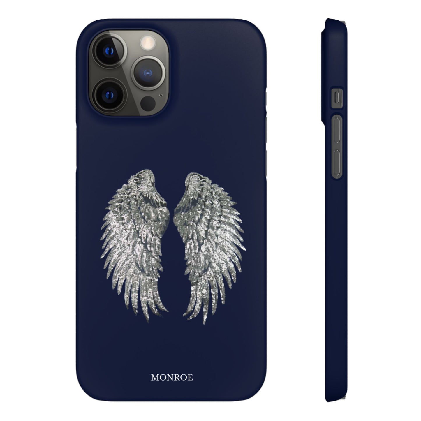 Navy Angel Wings Case