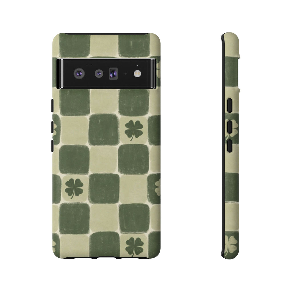 Clover Checker Tough Phone Case